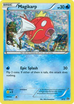 McDonalds 2016 Magikarp Pokémon card